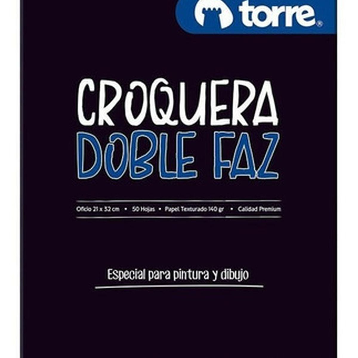 Croquera Doble Faz Oficio 21x32 Cm 50 Hojas Torre, marca TORRE - Foto Principal