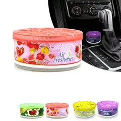 GENERICO - Set 5 Ambientadores Gel Auto Rosa Limón Manzana Lavanda