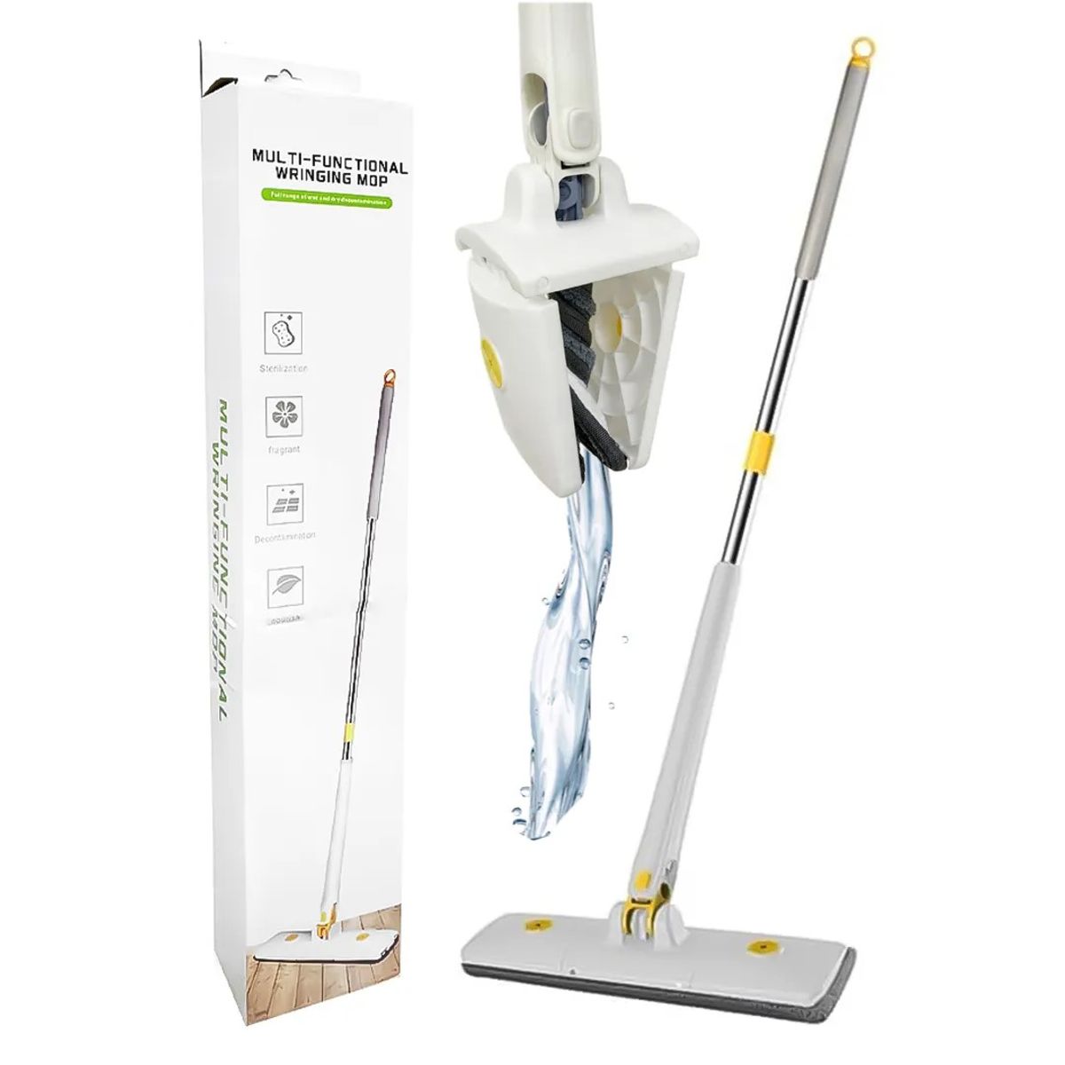 GENERICO - Mopa Ultra Plana Limpieza Exprimidor