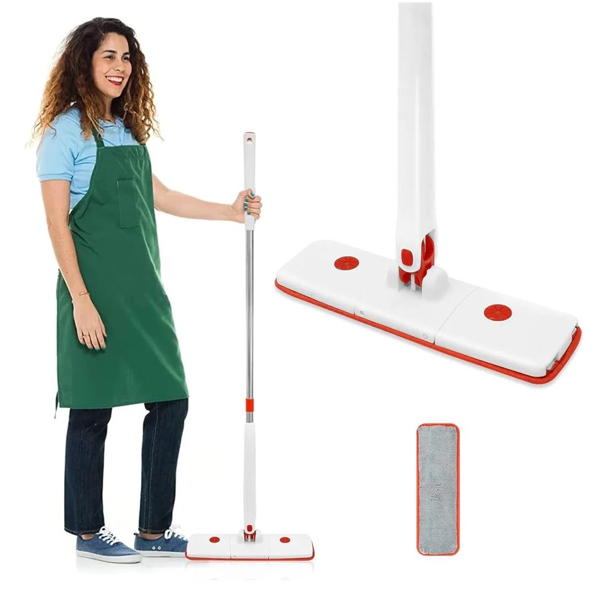 GENERICO - Mopa Ultra Plana Limpieza Exprimidor