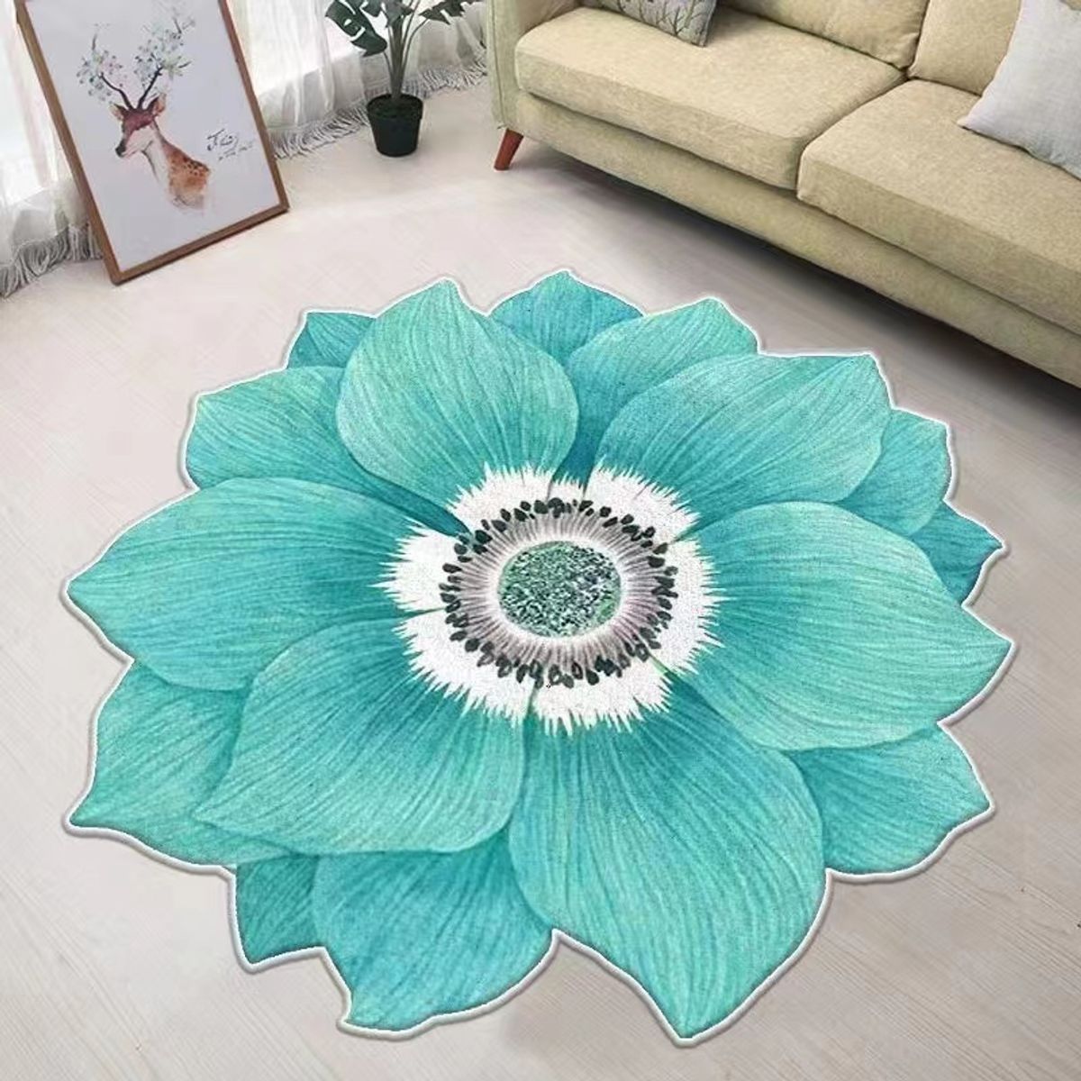 GENERICO - alfombra decorativa de flor