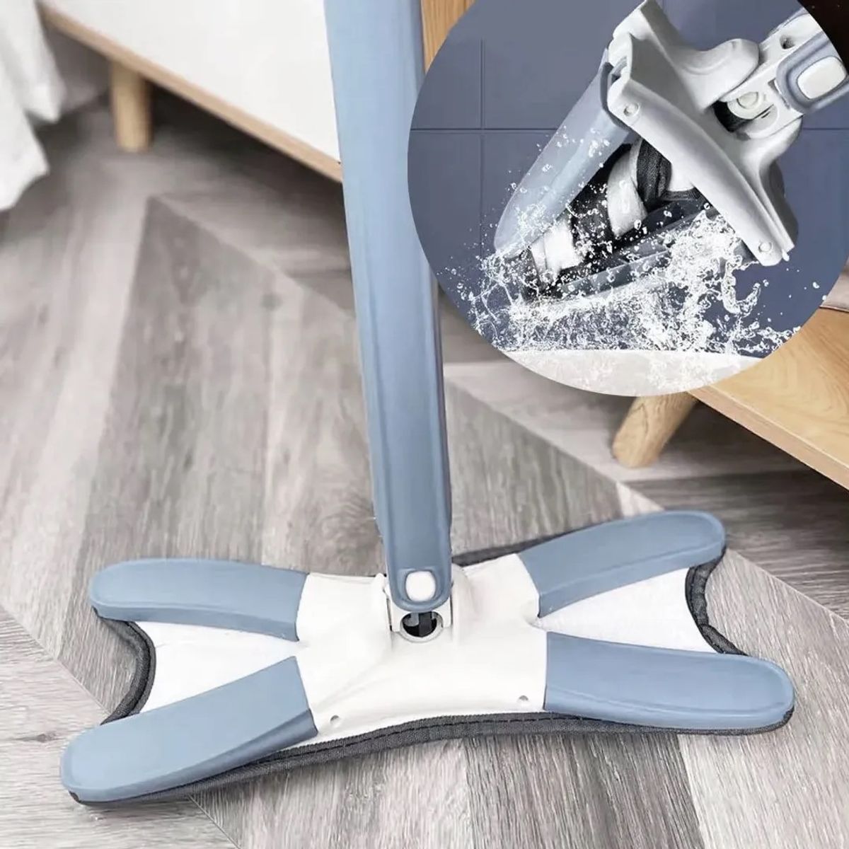 GENERICO - Mopa Plana Limpieza 360º Exprimidor