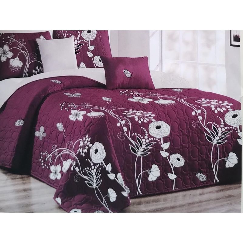 GENERICO - COBERTORES DE VERANO QUILTS REVERSIBLES