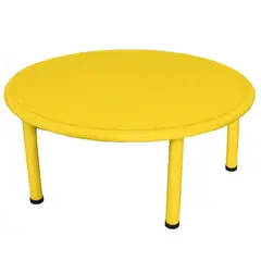 JUGUETON - Mesa Infantil Redonda Amarilla
