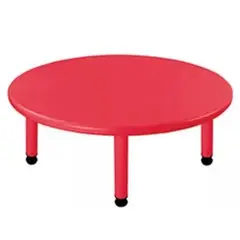 JUGUETON - Mesa Infantil Redonda Roja
