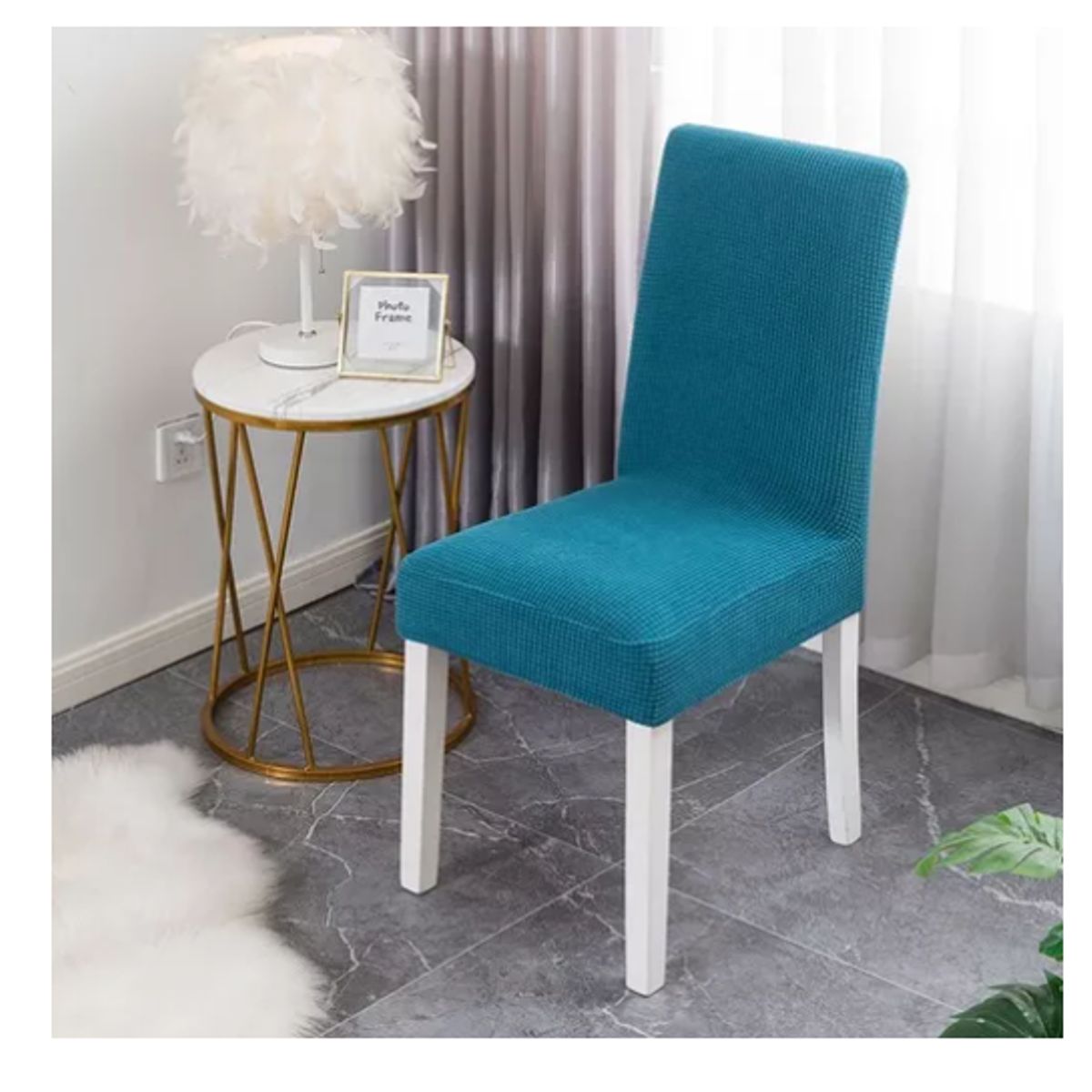 GENERICO - Pack 6 Funda De Silla Para Comedor Diseño Flor Spandex