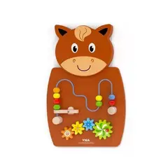 JUGUETON - Juego Pared Madera Diseño Caballo