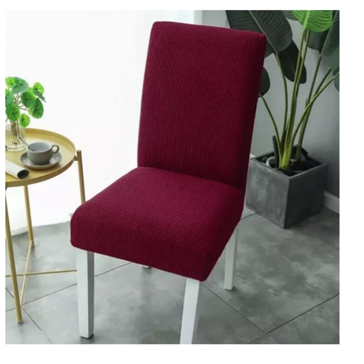 GENERICO - Pack 6 Funda De Silla Para Comedor Diseño Flor Spandex