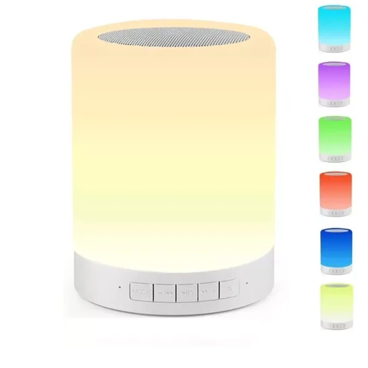 GENERICO - Parlante Portátil Táctil Bluetooth Con Luces Led