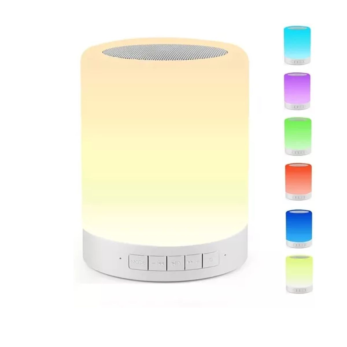 GENERICO - Parlante Portátil Táctil Bluetooth Con Luces Led