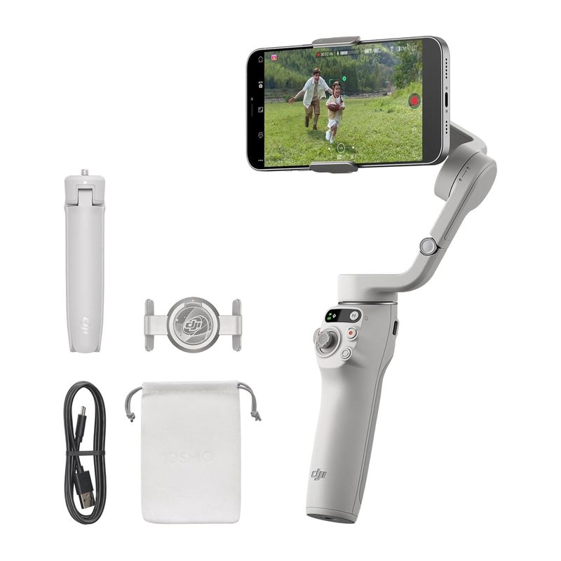 DJI - Estabilizador para Celular DJI OM 6 Gris platino