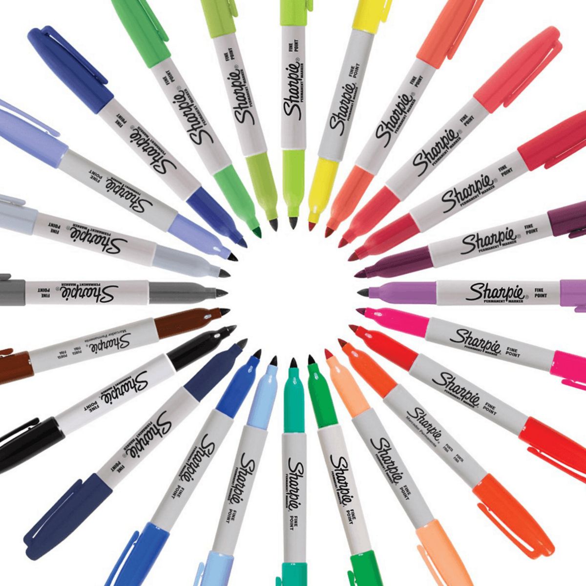 SHARPIE - Set de Lapices Sharpie 24 Unidades Punta Fina Colores