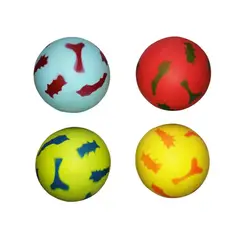 GENERICO - Pelota Para Mascotas Color Aleatorio 6.3 cm