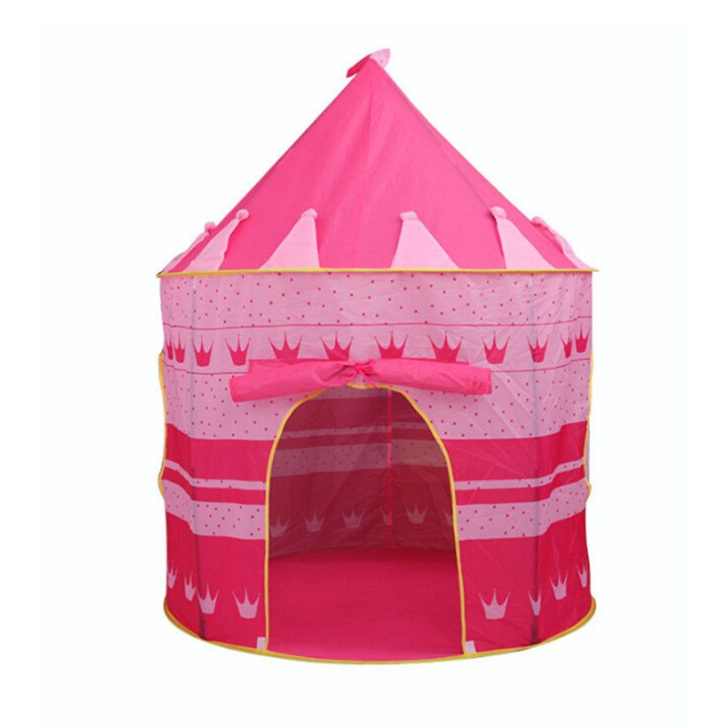 GENERICO - Carpa de juego infantil Castillo rosada