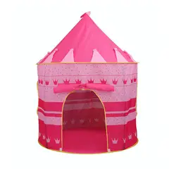 GENERICO - Carpa de juego infantil Castillo rosada