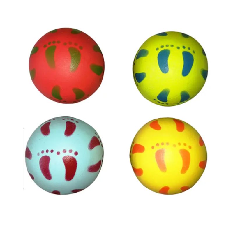 GENERICO - Pelota Con Diseño De Huella Para Mascotas Color Aleatorio