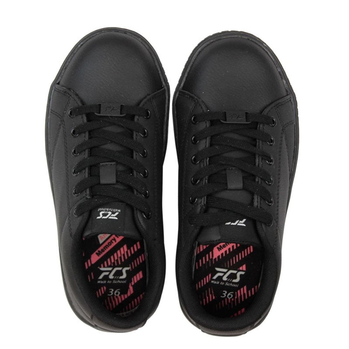 FICCUS - Zapato Junior Niña Escolar Negro