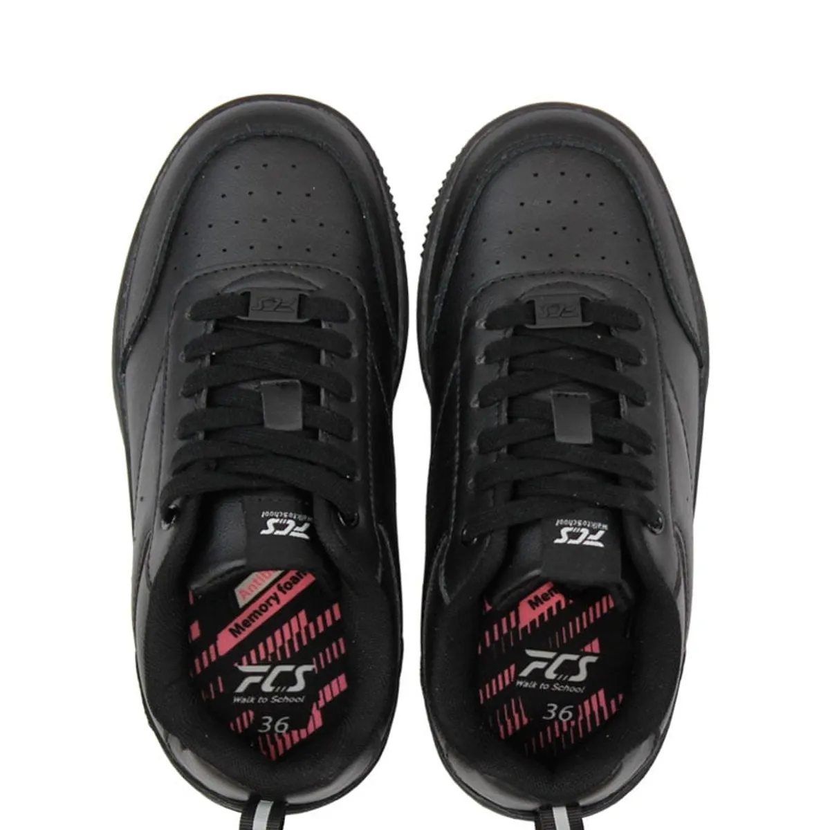 FICCUS - Zapato Junior Niña Escolar Negro