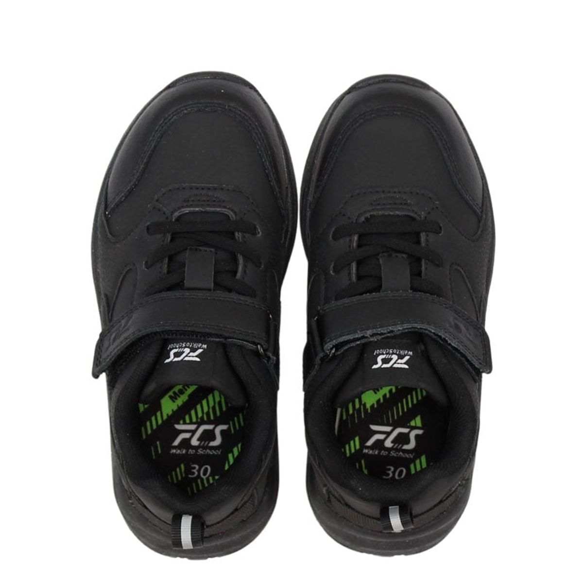 FICCUS - Zapato Junior Niño Escolar Negro