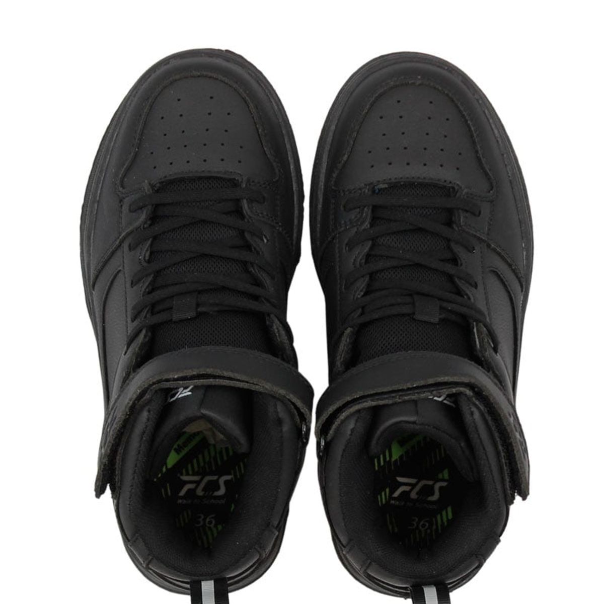 FICCUS - Zapato Junior Niño Escolar Negro