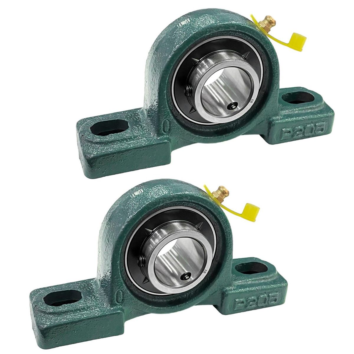 KUANGYE - 2pcs Ucp205 Soporte Con Rodamiento Chumasera 25mm