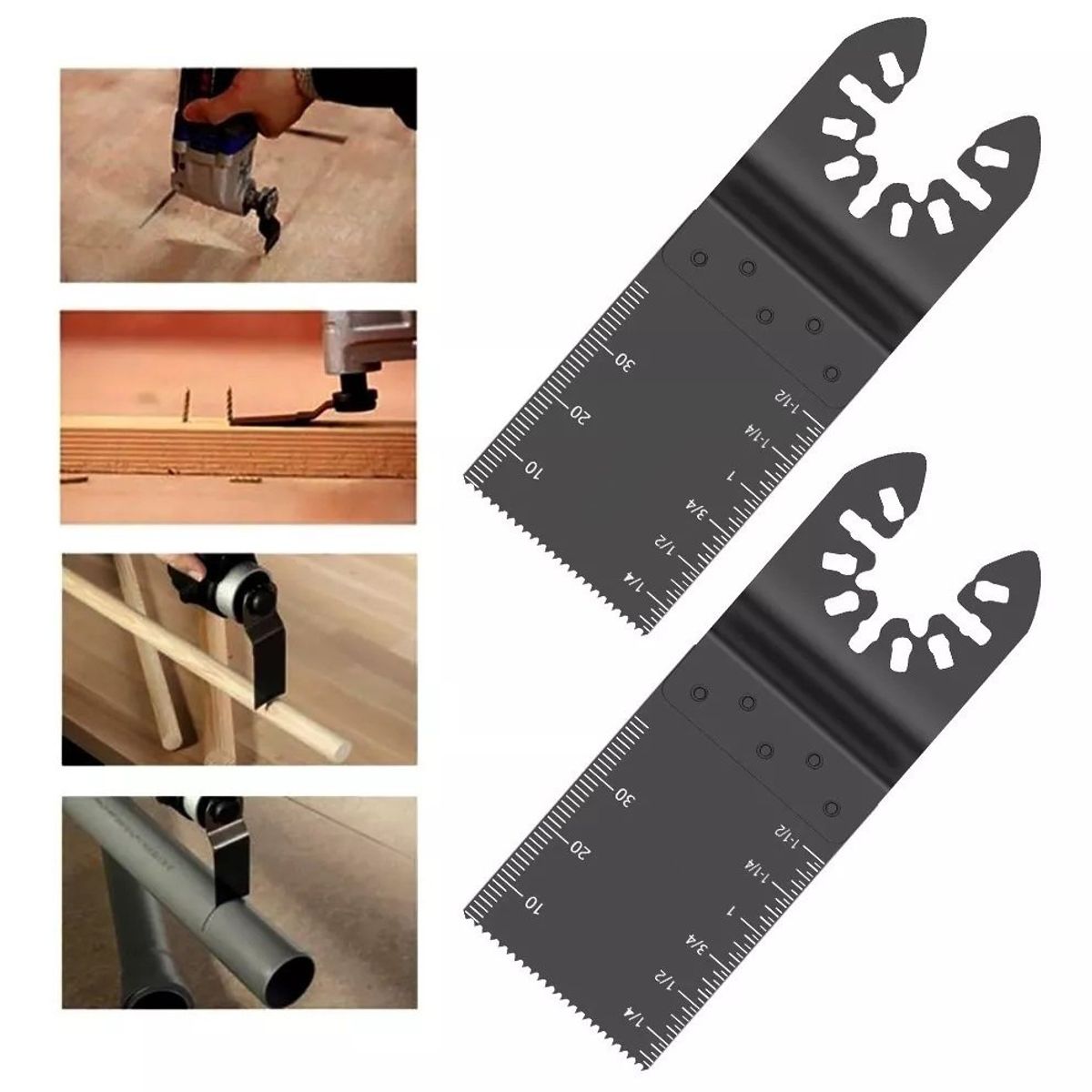 KUANGYE - Herramienta Multifunción Hoja De Sierra Oscilante 9 Piezas