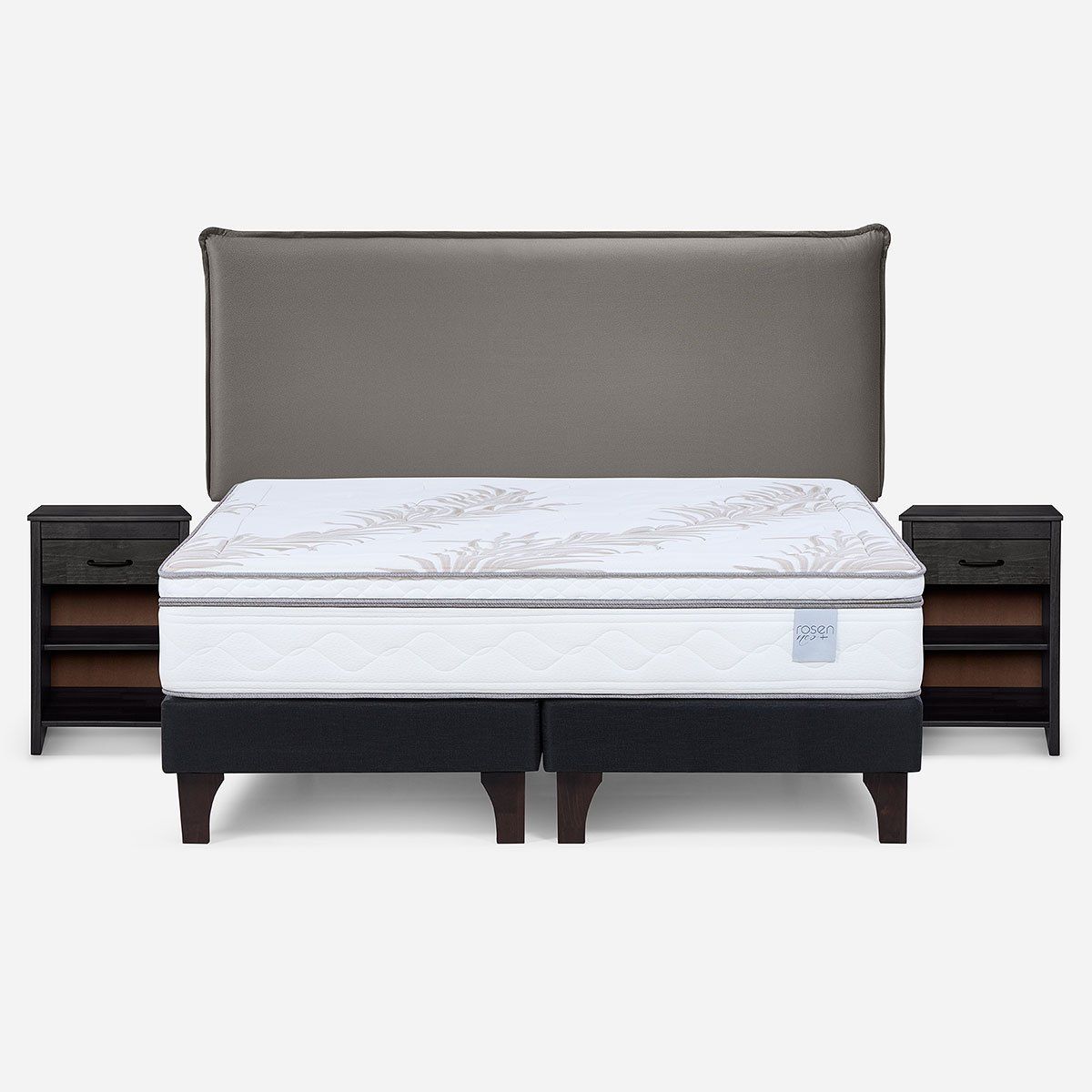ROSEN - Cama Europea Neo Plus King + Muebles Maurice