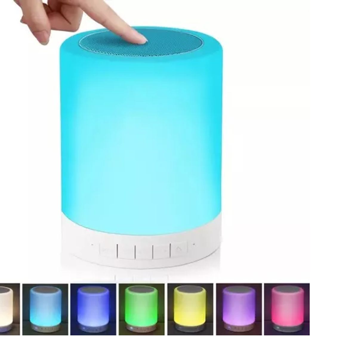 GENERICO - Lampara Led Táctil Con Parlante Bluetooth Touch Multiuso