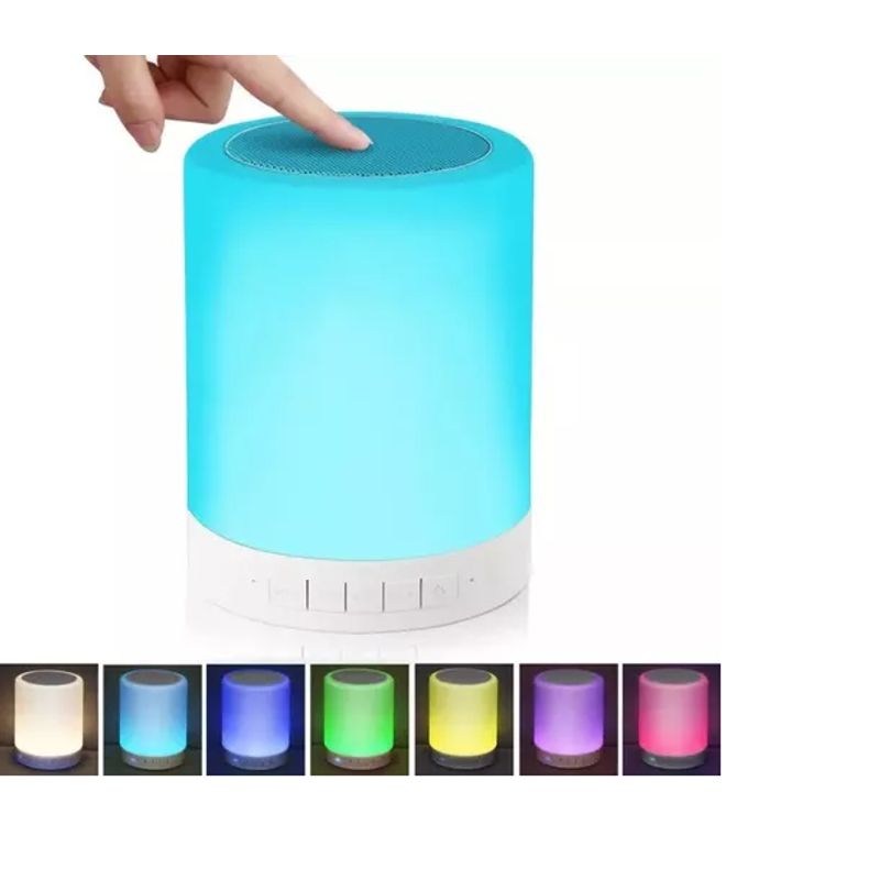 GENERICO - Lampara Led Táctil Con Parlante Bluetooth Touch Multiuso