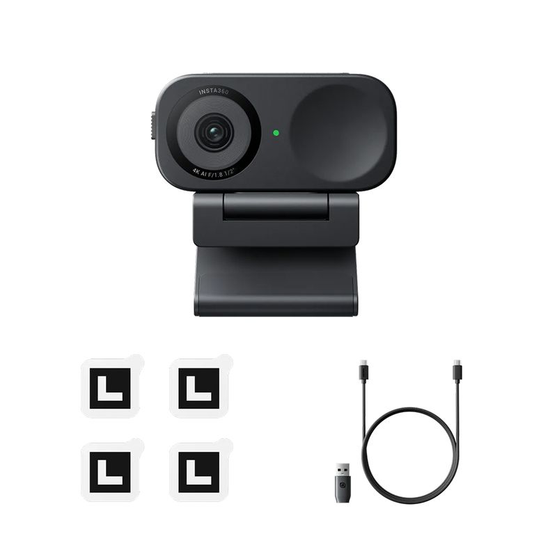 INSTA 360 - Insta360 Link 2C - Cámara web 4K para PCMac