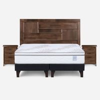 Cama Europea Neo Plus King 180x200 cm + Muebles Dolce