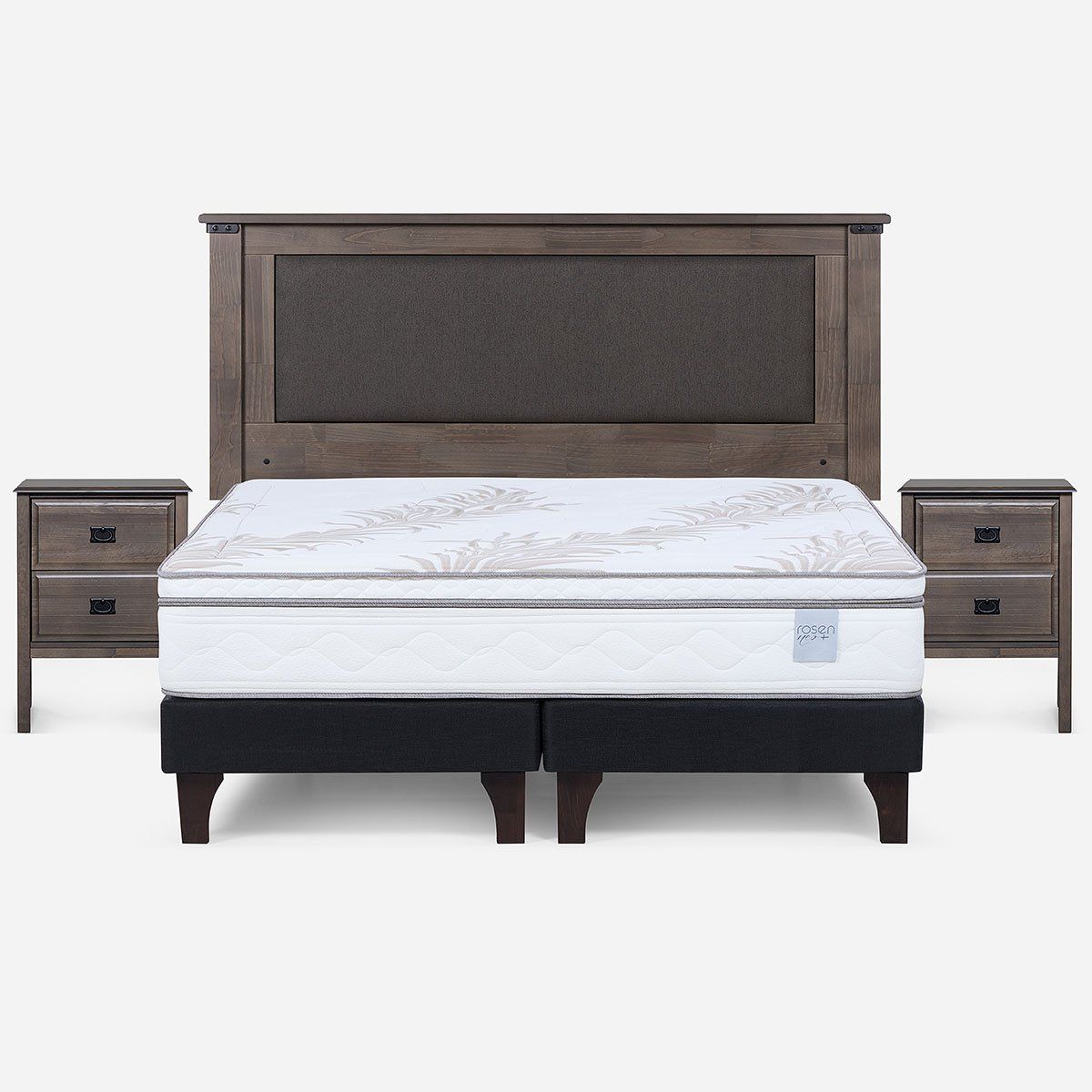 ROSEN - Cama Europea Neo Plus King + Muebles New Ray