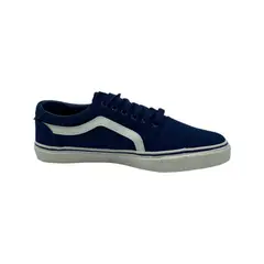 PAND G - Zapatilla Azul Lona Baja
