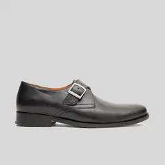 TRAUKO - Zapato Hombre Cuero Negro York