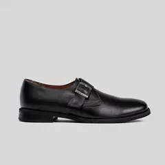 TRAUKO - Zapato Hombre Cuero Negro York