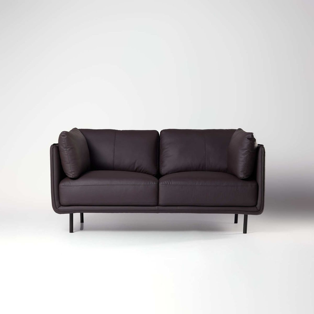 BOKAN - Sofá 2 cuerpos Santino Chocolate