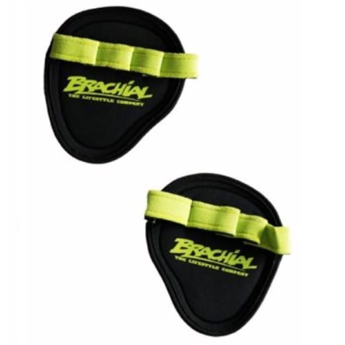 GENERICO - Guantes Agarres Gimnasio Para Pesas Brachial Grip Pads Neon