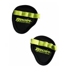 GENERICO - Guantes Agarres Gimnasio Para Pesas Brachial Grip Pads Neon