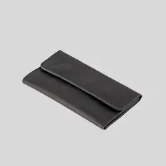 TRAUKO - Tabaquera Unisex Cuero Negra