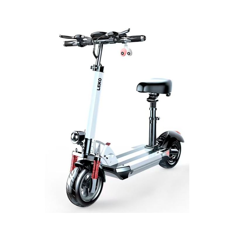 LEKO - Scooter Eléctrico LEKO Modelo HBC 8-4 Color Blanco