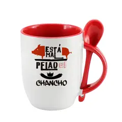 GENERICO - Tazón con cuchara y frases chilenas