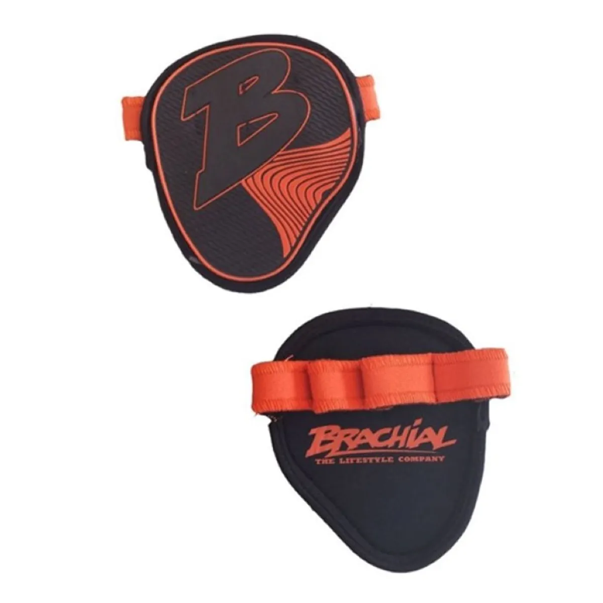 GENERICO - Guantes Agarres Gimnasio Para Pesas Brachial Grip Pads Orang