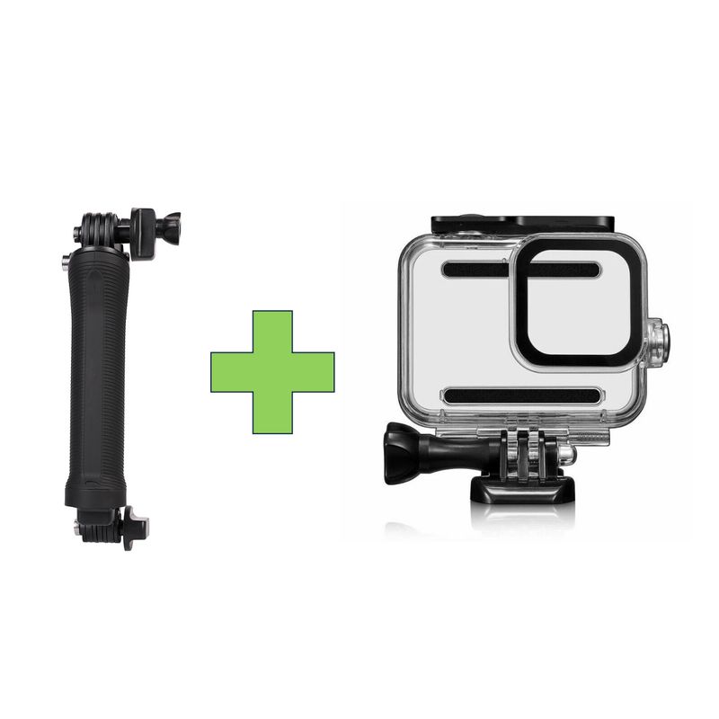 GENERICO - KIT 3-WAY + CARCASA PARA GOPRO 9 10 & 11