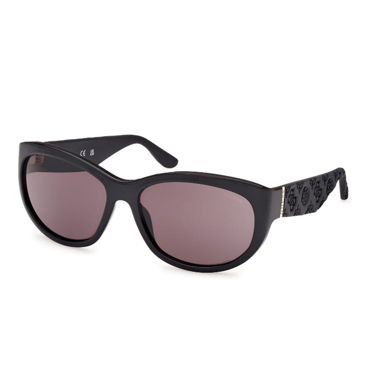GUESS - Lentes de Sol Negro Brillante Guess