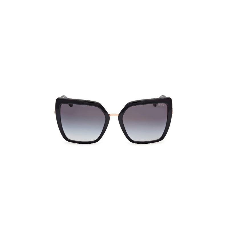 GUESS - Lentes de Sol Negro Brillante Degradados Guess