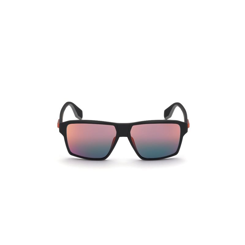 ADIDAS - Lentes de Sol Negro Brillante Espejados Adidas Originals