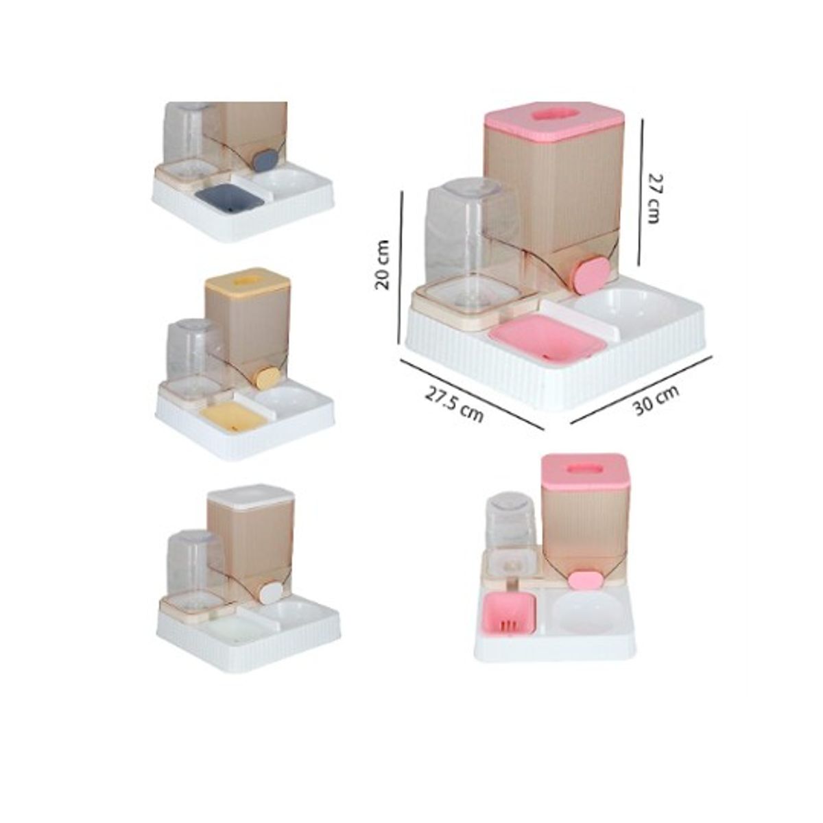GENERICO - Dispensador Automático Comida Agua Pará Mascotas Perros Gato