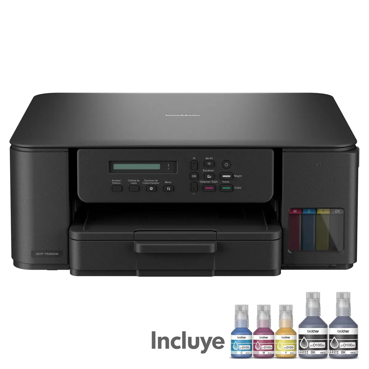 BROTHER - Pack tintas y Multifuncional Brother InkBenefit DCPT530DW