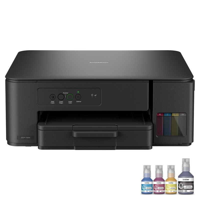 BROTHER - Pack tintas y Multifuncional Brother InkBenefit DCPT230