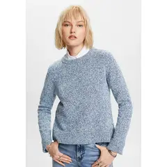 ESPRIT - Sweater Con Cuello Redondo Mujer